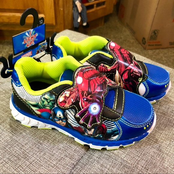 light up avengers shoes